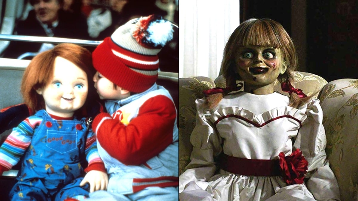 Chucky in Child's Play and Annabelle in Annabelle Comes Home