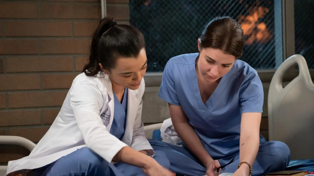Midori Francis and Adelaide Kane on Grey's Anatomy