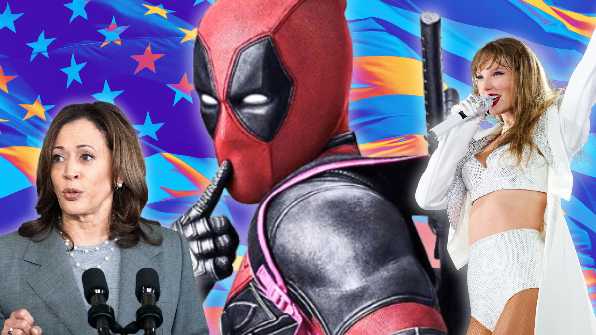 Kamala Harris, Deadpool, and Taylor Swift for President!