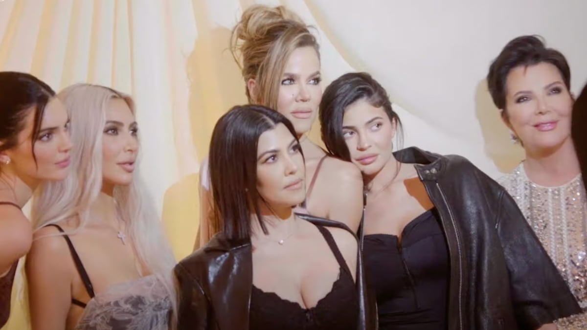 The Kardashian and Jenner family on The Kardashians