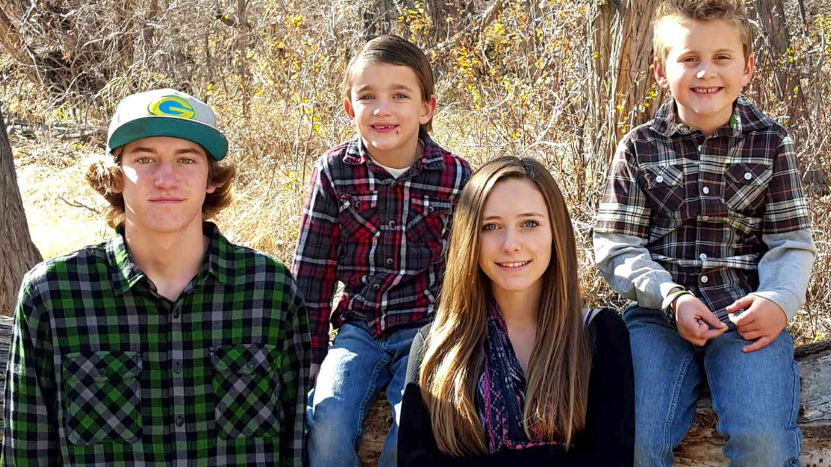 Karlie Guse and her brothers