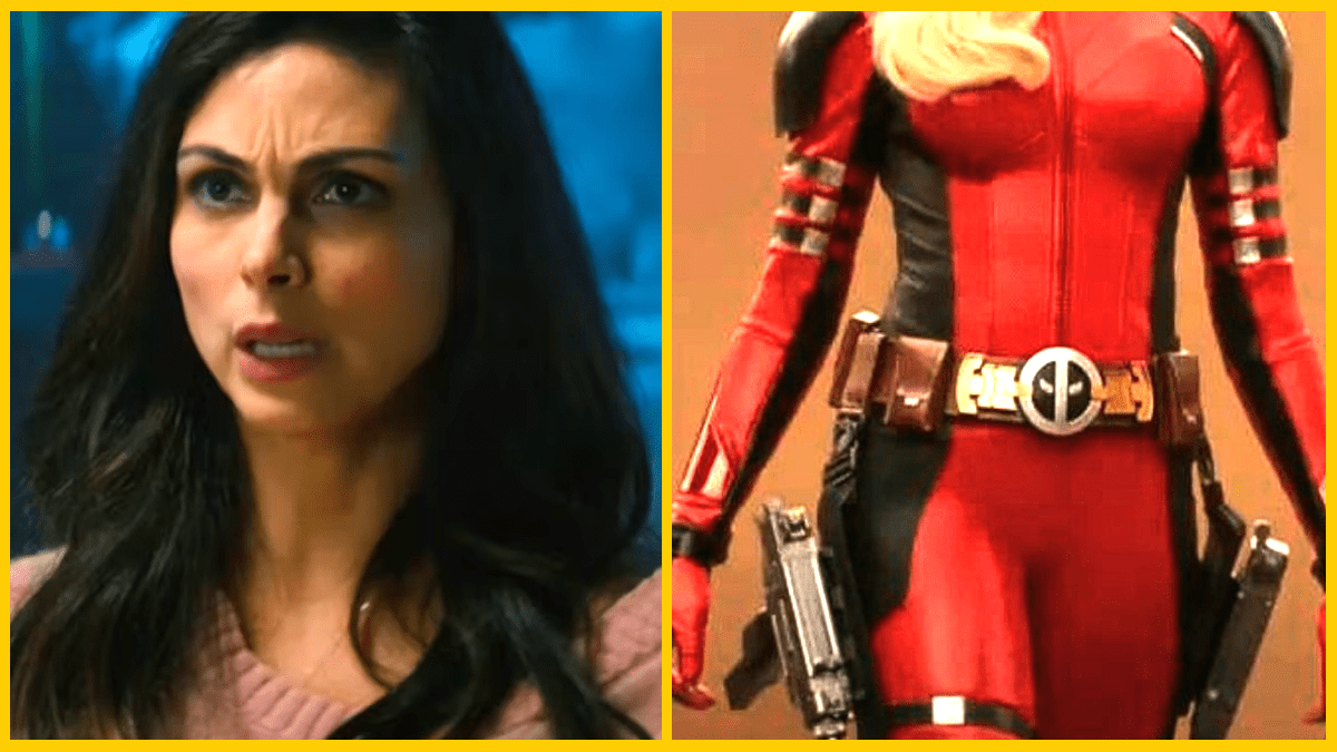 Morena Baccarin and Lady Deadpool
