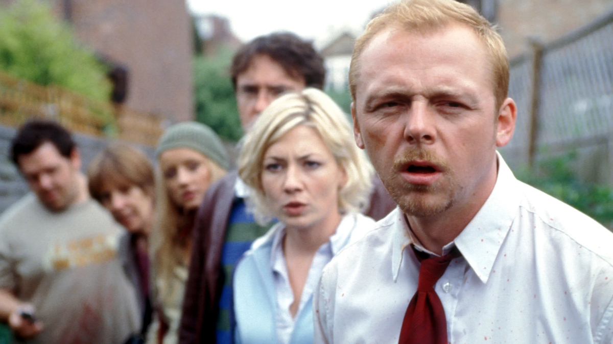 The cast of Shaun of the Dead