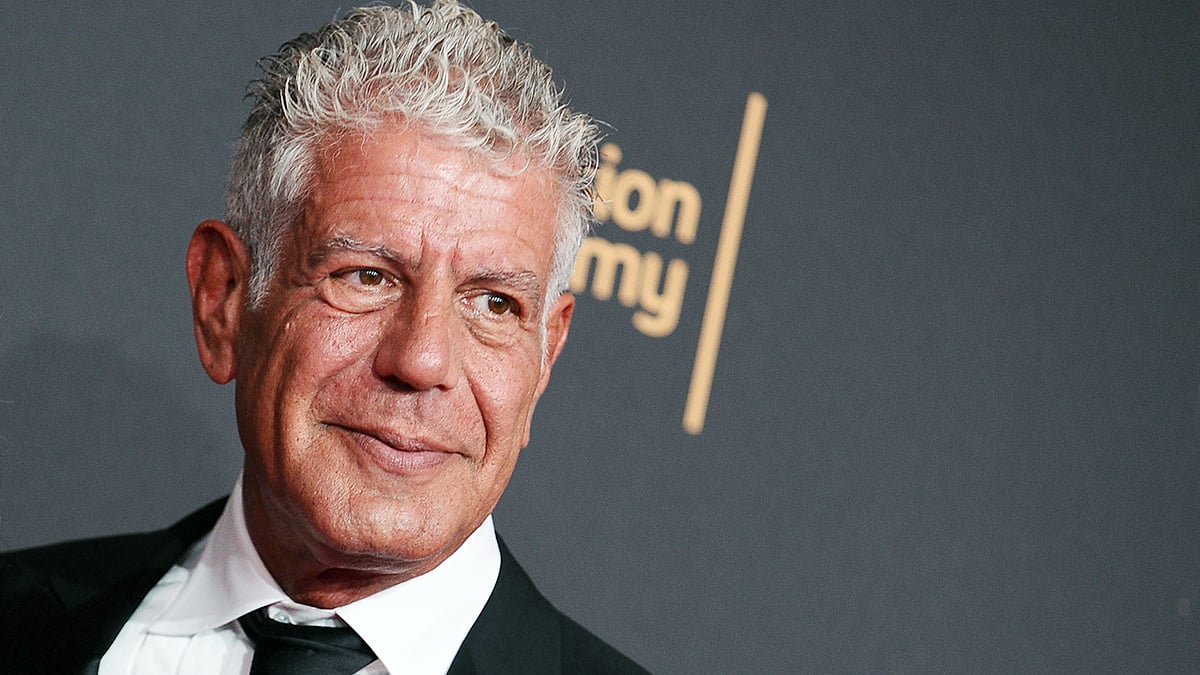 LOS ANGELES, CA - SEPTEMBER 09: Anthony Bourdain attends the 2017 Creative Arts Emmy Awards at Microsoft Theater on September 9, 2017 in Los Angeles, California. (Photo by Jason LaVeris/FilmMagic)