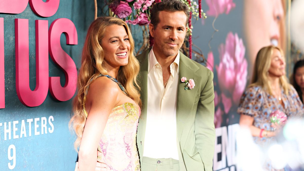 NEW YORK, NEW YORK - AUGUST 06: (L-R) Blake Lively and Ryan Reynolds attend the "It Ends With Us" New York Premiere at AMC Lincoln Square Theater on August 06, 2024 in New York City. (Photo by Cindy Ord/Getty Images)