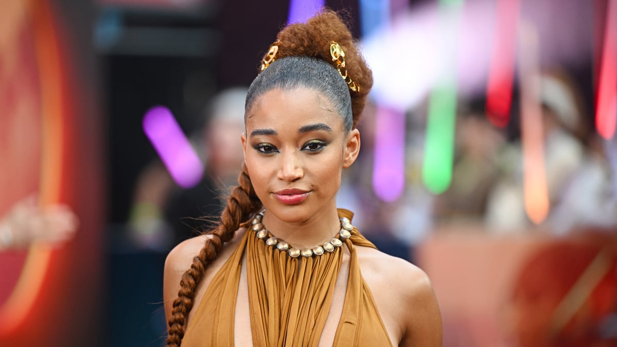 LONDON, ENGLAND - MAY 28: Amandla Stenberg attends the "Star Wars: The Acolyte" UK Premiere Odeon Luxe Leicester Square on May 28, 2024 in London, England.