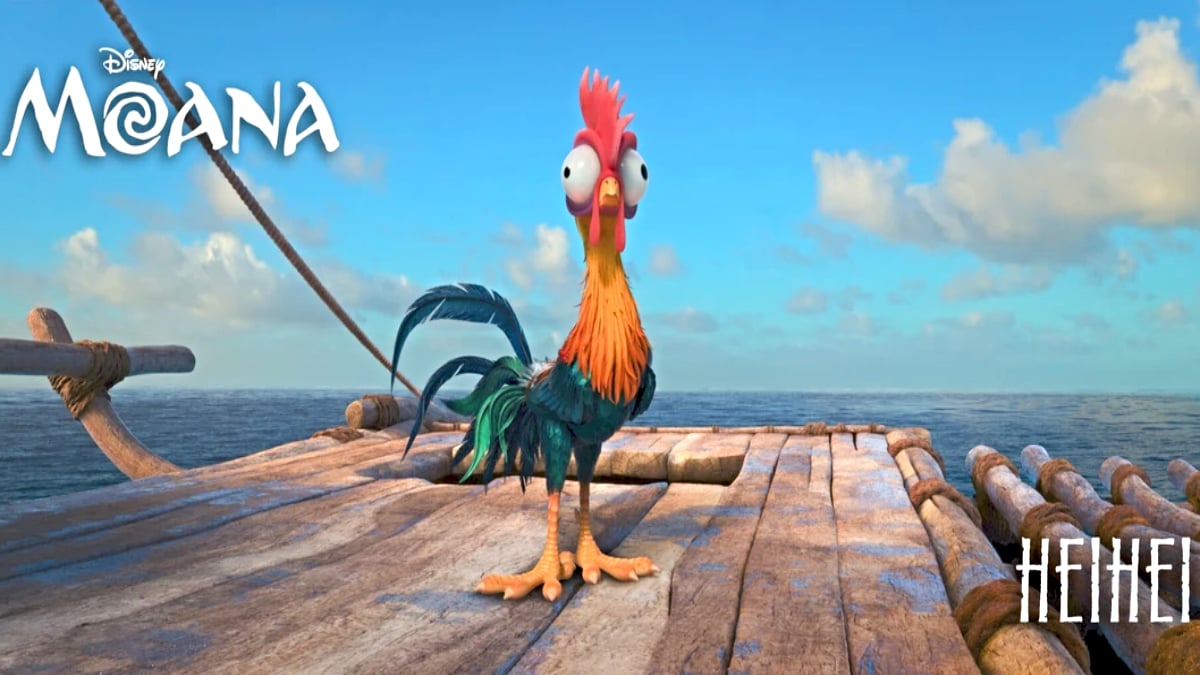 HeiHei the rooster from 'Moana'