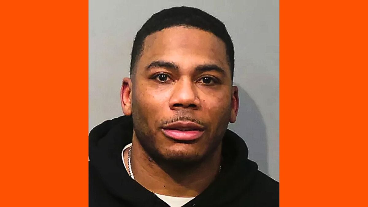 In this handout image provided by Maryland Heights Police Department rapper Nelly whose birth name is Cornell Haynes II, is seen in a booking photo on August 8, 2024 in Maryland Heights, Missouri. Nelly was arrested early Wednesday at a St. Louis-area casino after the Missouri Highway Patrol said an officer found illegal ecstasy pills on him