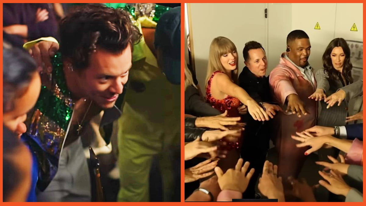 Behind-the-scenes footage of Taylor Swift's The Eras Tour and Harry Styles' Love on Tour