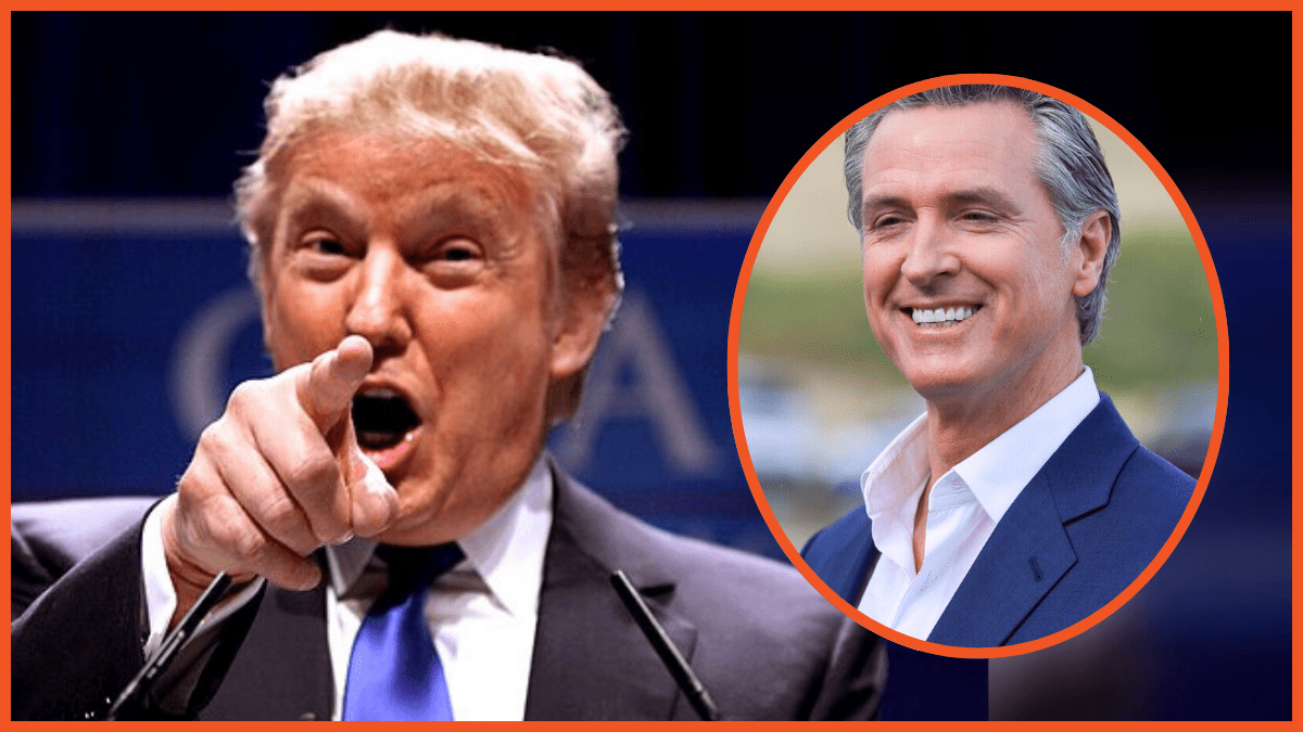 Donald Trump and Gavin Newsom