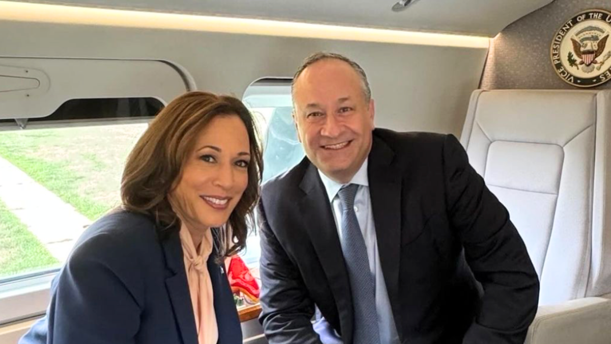 Kamala Harris and Doug Emhoff