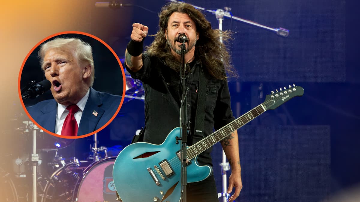 Donald Trump and Dave Grohl