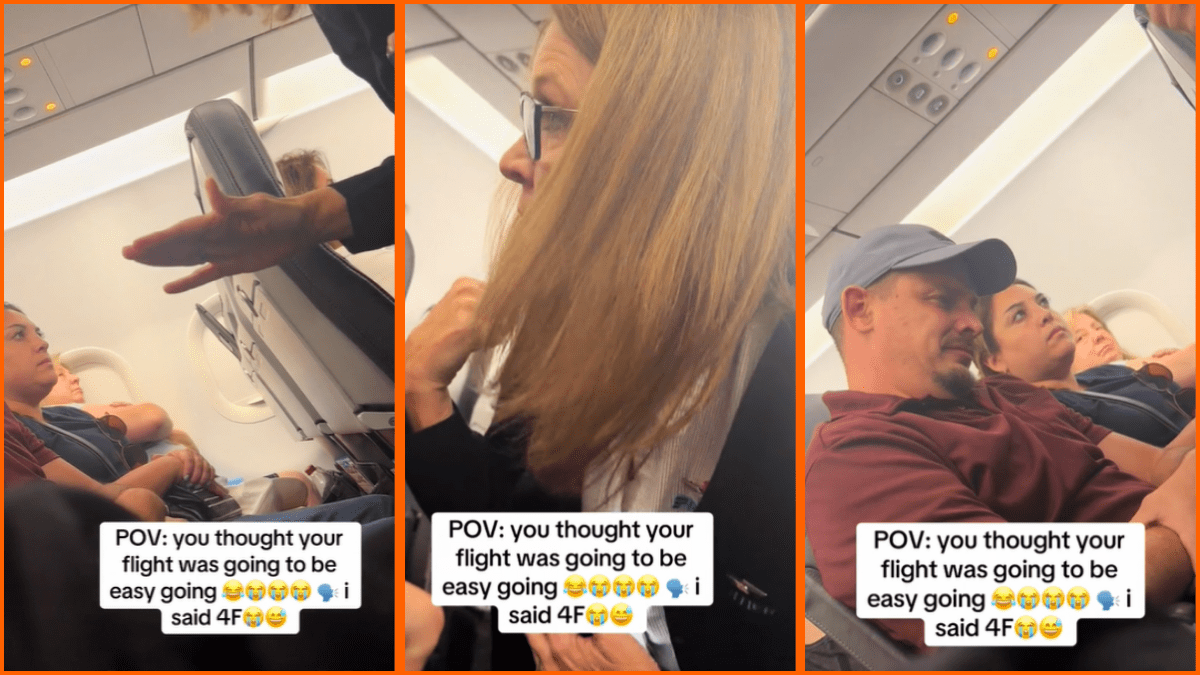 Passenger kicks up a fuss mid-flight, so attendant shuts him up like he's a first-grader