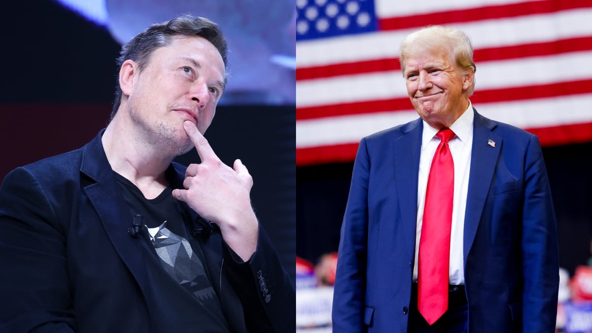 Donald Trump Elon Musk Getty