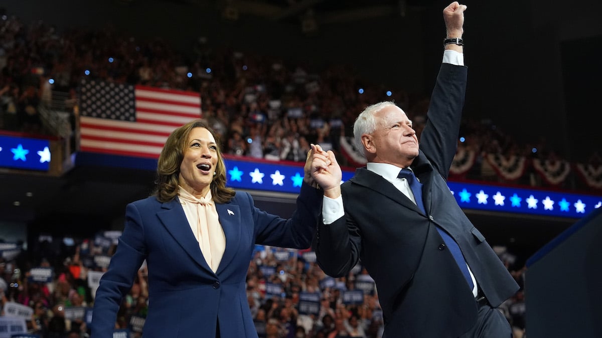 Kamala Harris Tim Walz Getty