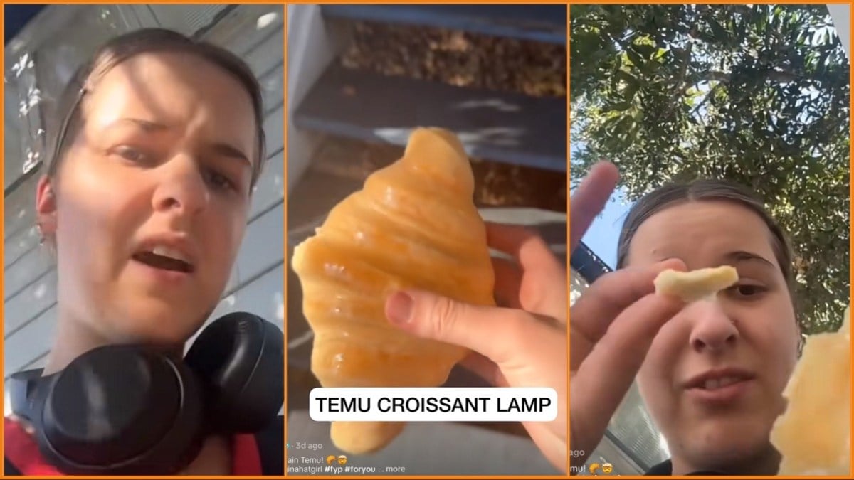 Croissant lamp