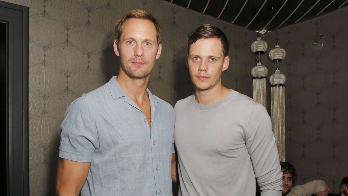 Brothers Alexander and Bill Skarsgård pose for photo