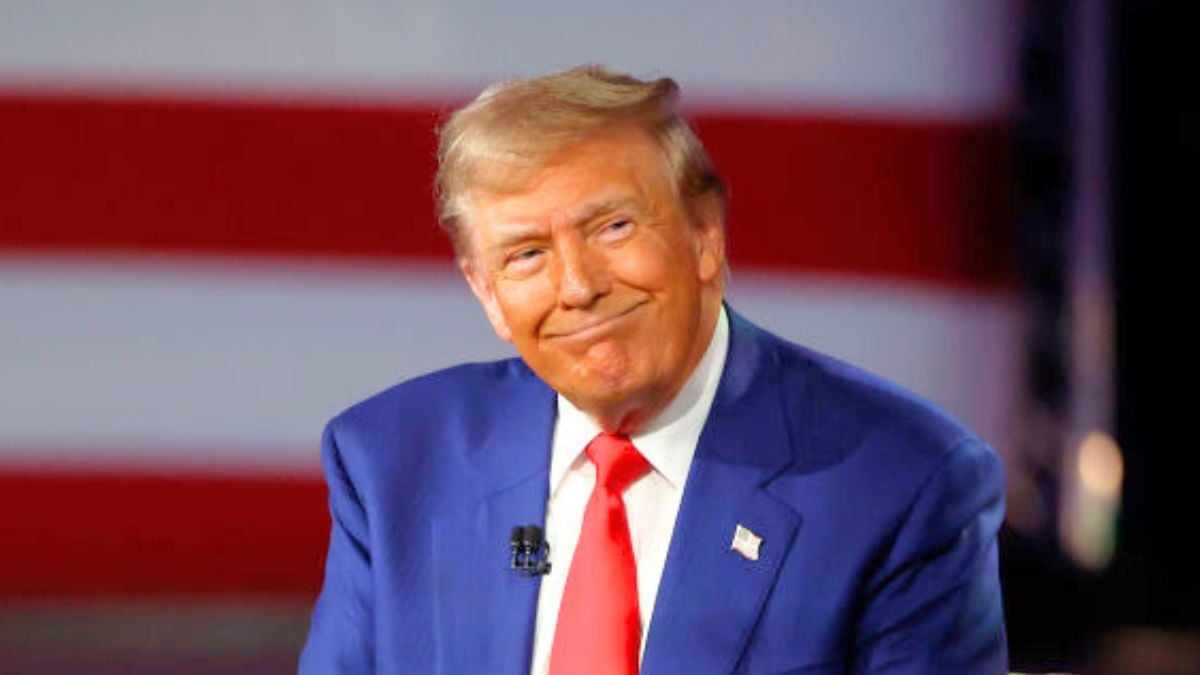 Republican presidential nominee, former U.S. President Donald Trump participates in a Fox News Town Hall with Sean Hannity at the New Holland Arena on September 04, 2024 in Harrisburg, Pennsylvania. Trump and Democratic presidential nominee, U.S. Vice President Kamala Harris continue to campaign across swing states as polls show a tight race prior to next week’s presidential debate in Philadelphia.