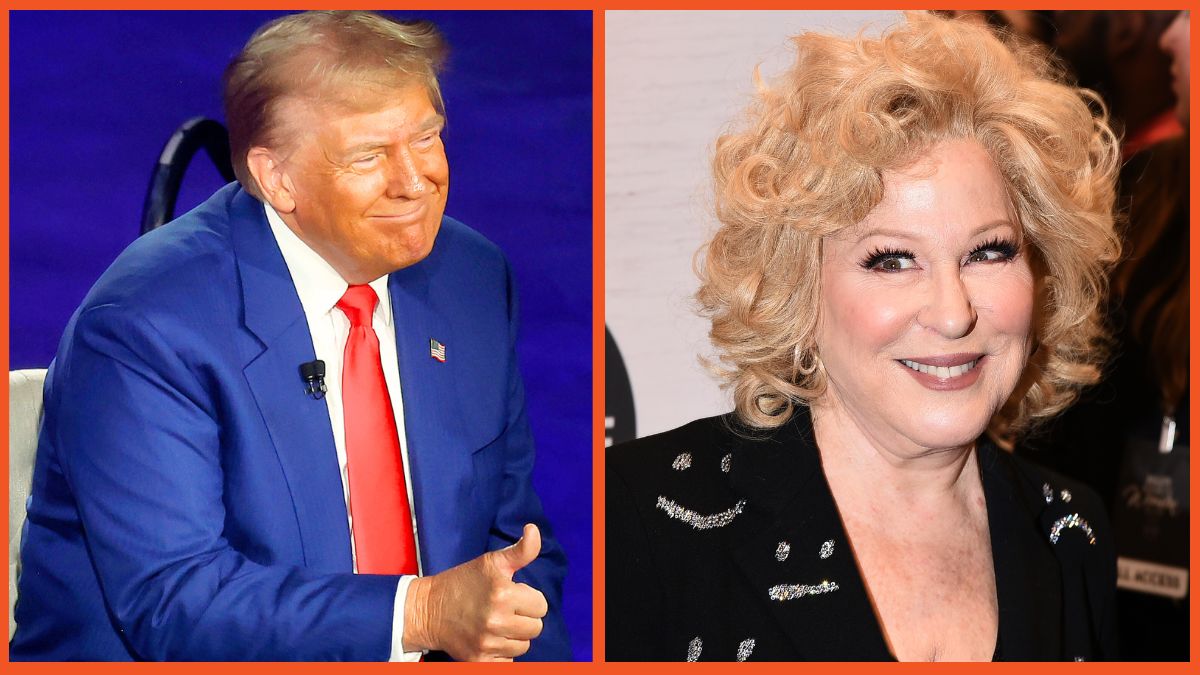 Donald Trump Bette Midler Getty