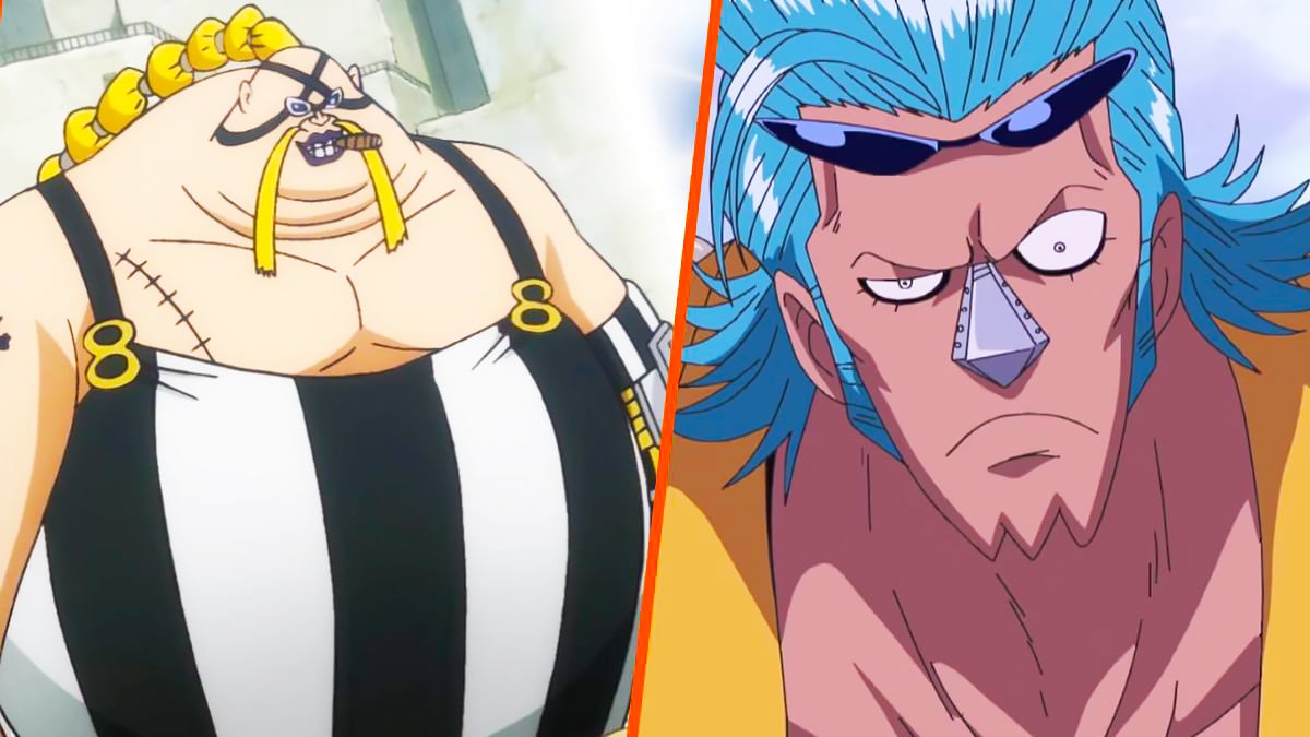 An image of Queen right beside a picture of Franky from 'One Piece'