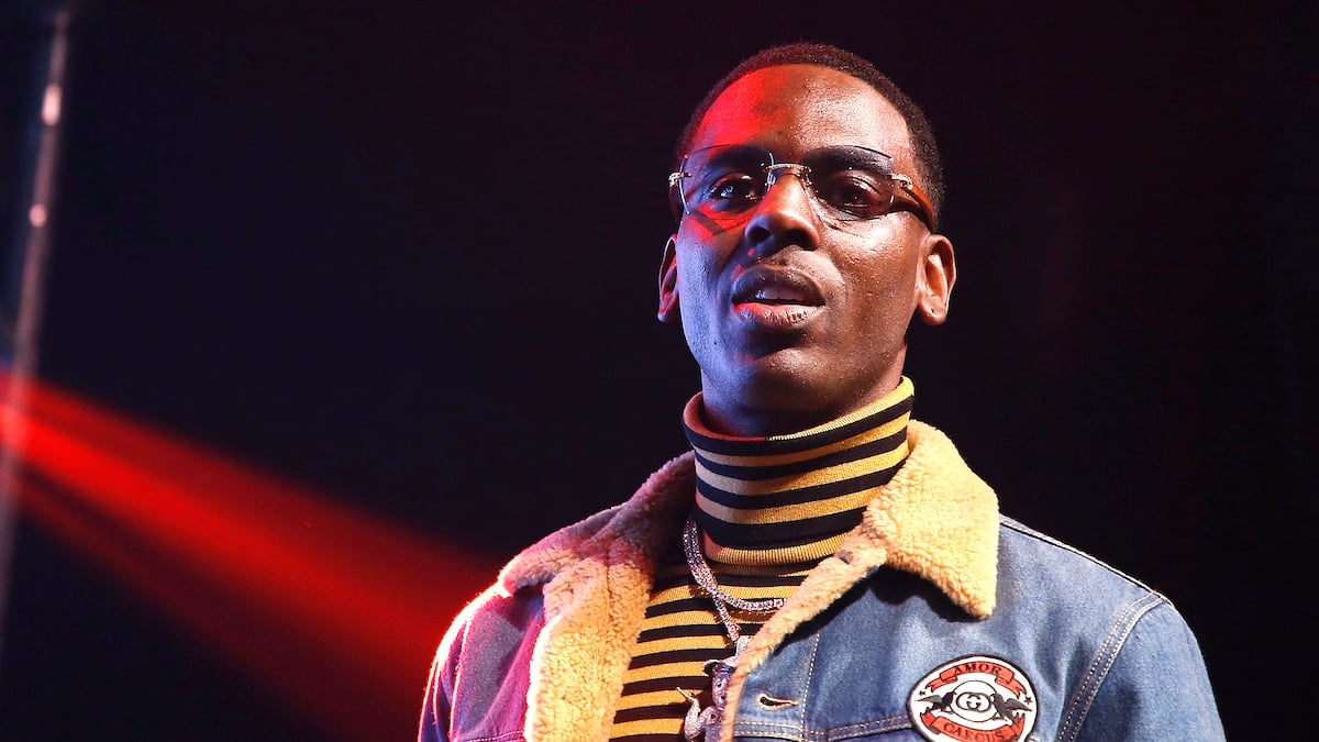 NEW YORK, NEW YORK - JANUARY 31: Young Dolph performs in concert at Gramercy Theatre on January 31, 2019 in New York City.