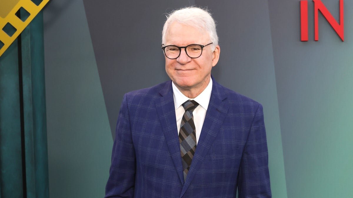 Steve Martin attends the Season 4 premiere of Hulu's "Only Murders In The Building" at Paramount Studios on August 22, 2024 in Los Angeles, California.