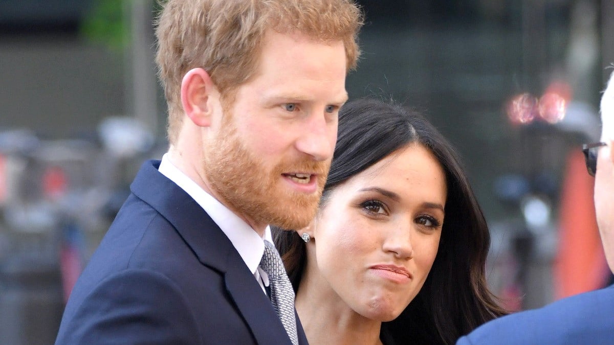 Prince Harry and Meghan Markle attend the Invictus Games Reception at Australia House on April 21, 2018 in London, England.