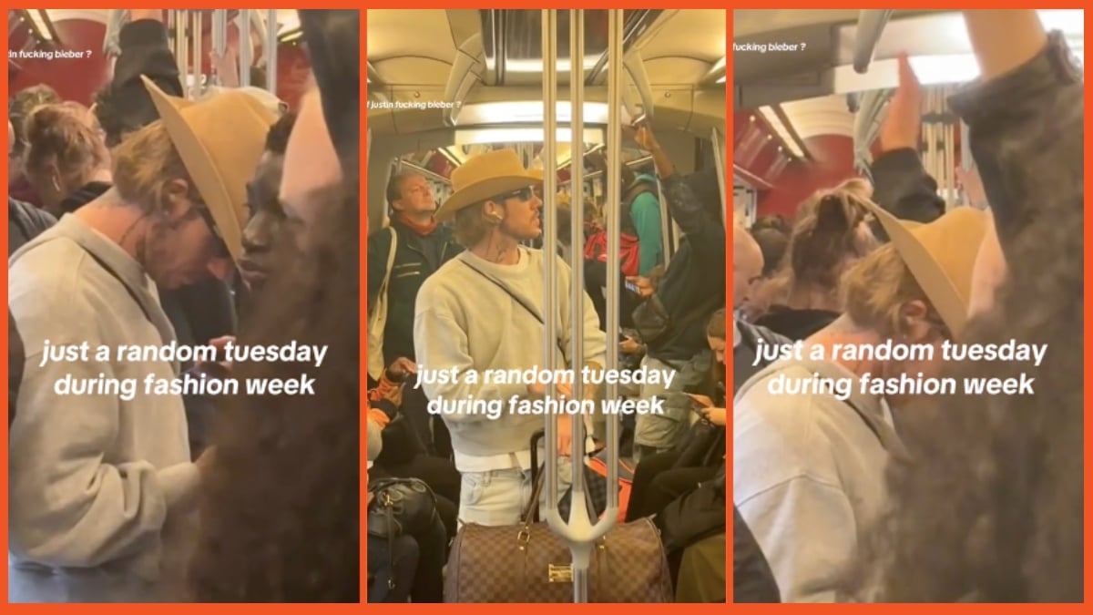 Justin Bieber lookalike takes French metro