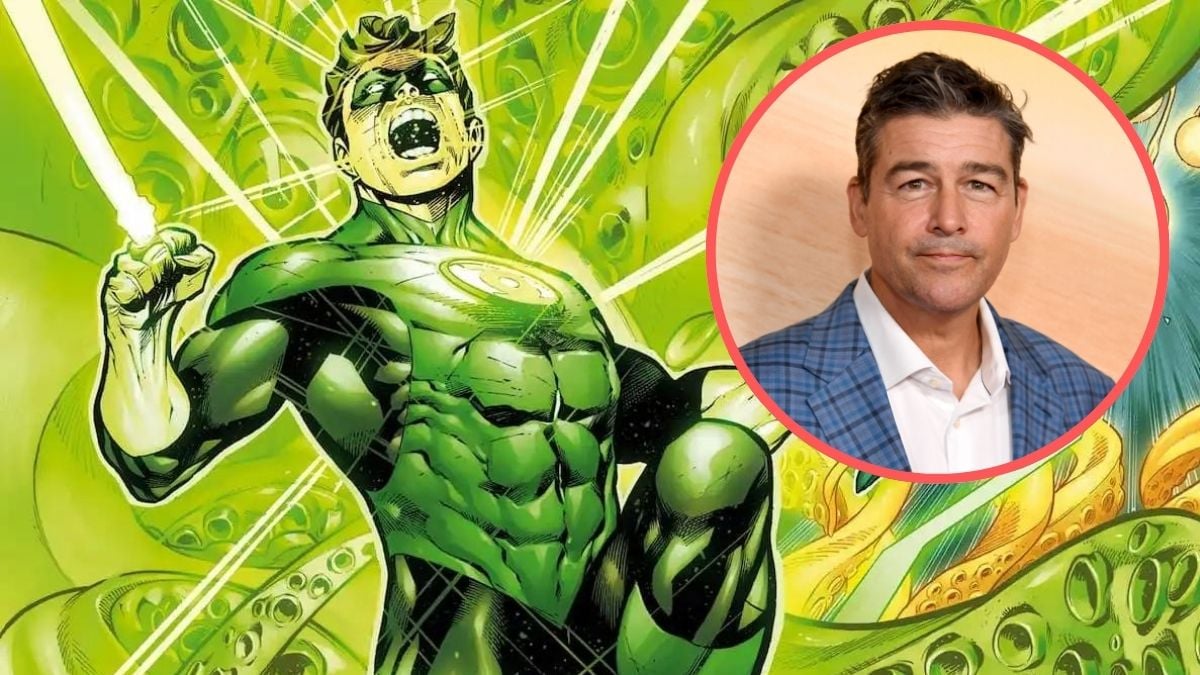 Hal Jordan's Green Lantern in DC Comics art/Kyle Chandler attends the Los Angeles Premiere of Netflix's "Slumberland" at AMC Century City 15 on November 09, 2022 in Century City, California. 