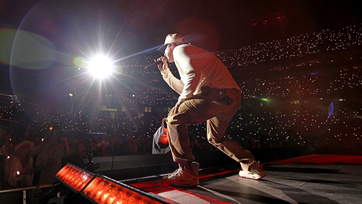 NASHVILLE, TENNESSEE - MAY 02: Morgan Wallen performs onstage during night one of his One Night At A Time 2024 tour at Nissan Stadium on May 02, 2024 in Nashville, Tennessee.