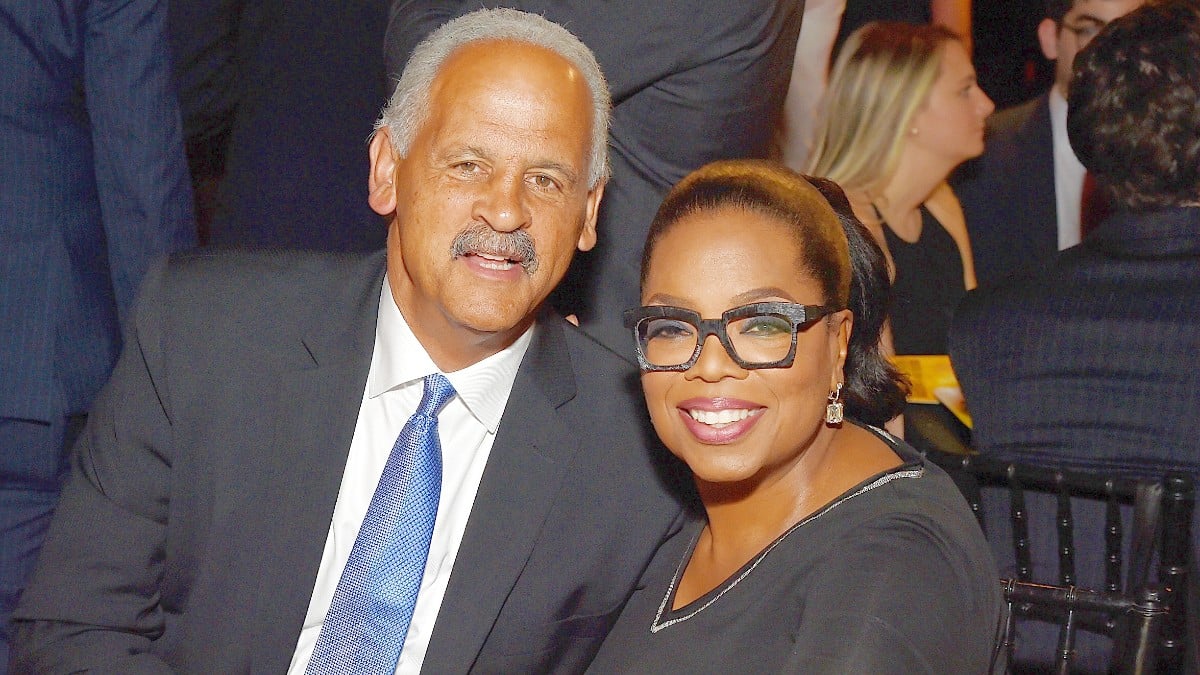 Oprah Winfrey and Stedman Graham