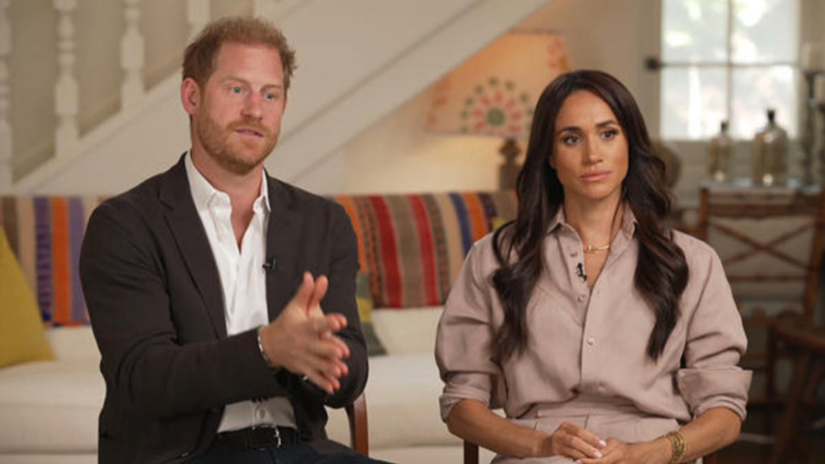 Prince Harry and Meghan Markle chat about online bullying with CBS News