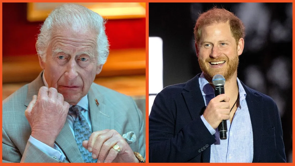 Prince Harry, Duke of Sussex, speaks onstage with First Responders during the One805 Live Fall Concert benefiting First Responders and King Charles III joins a discussion with the Scottish Violence Reduction Unit on Youth Opportunities