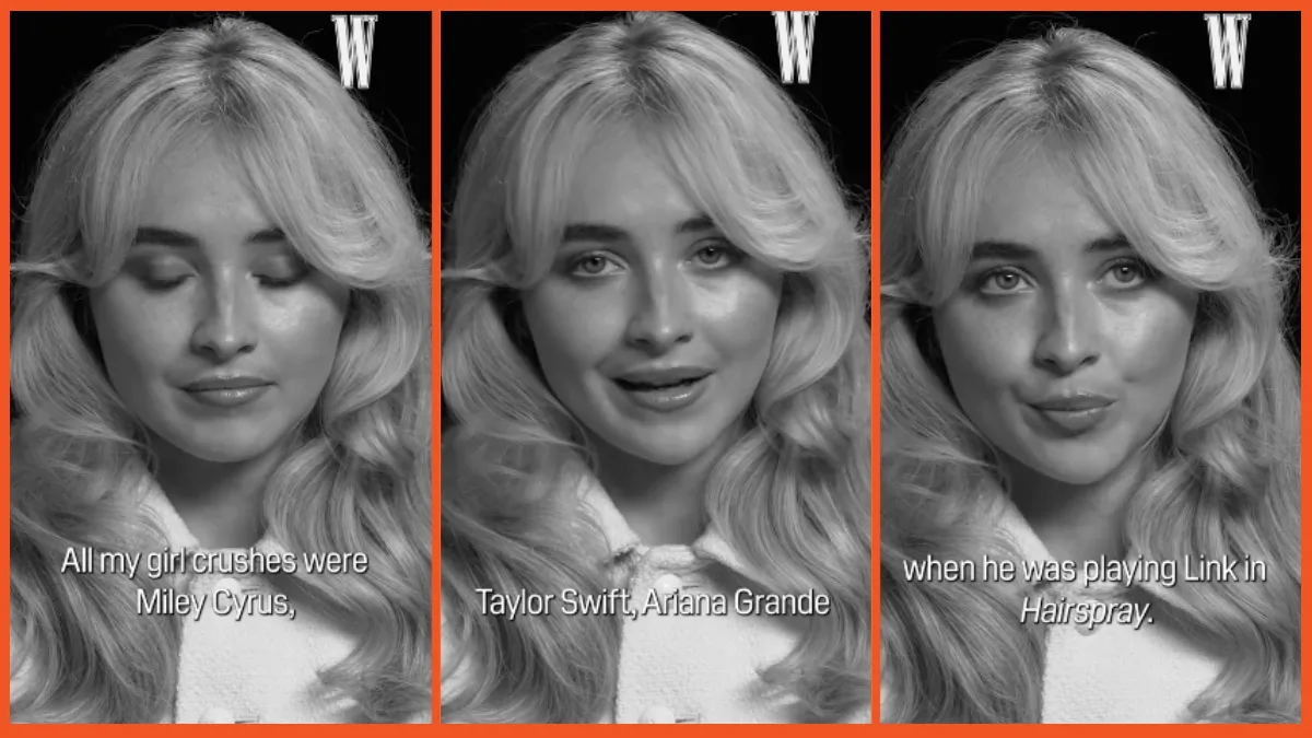 Sabrina Carpenter confesses to her crushes in interview for W magazine