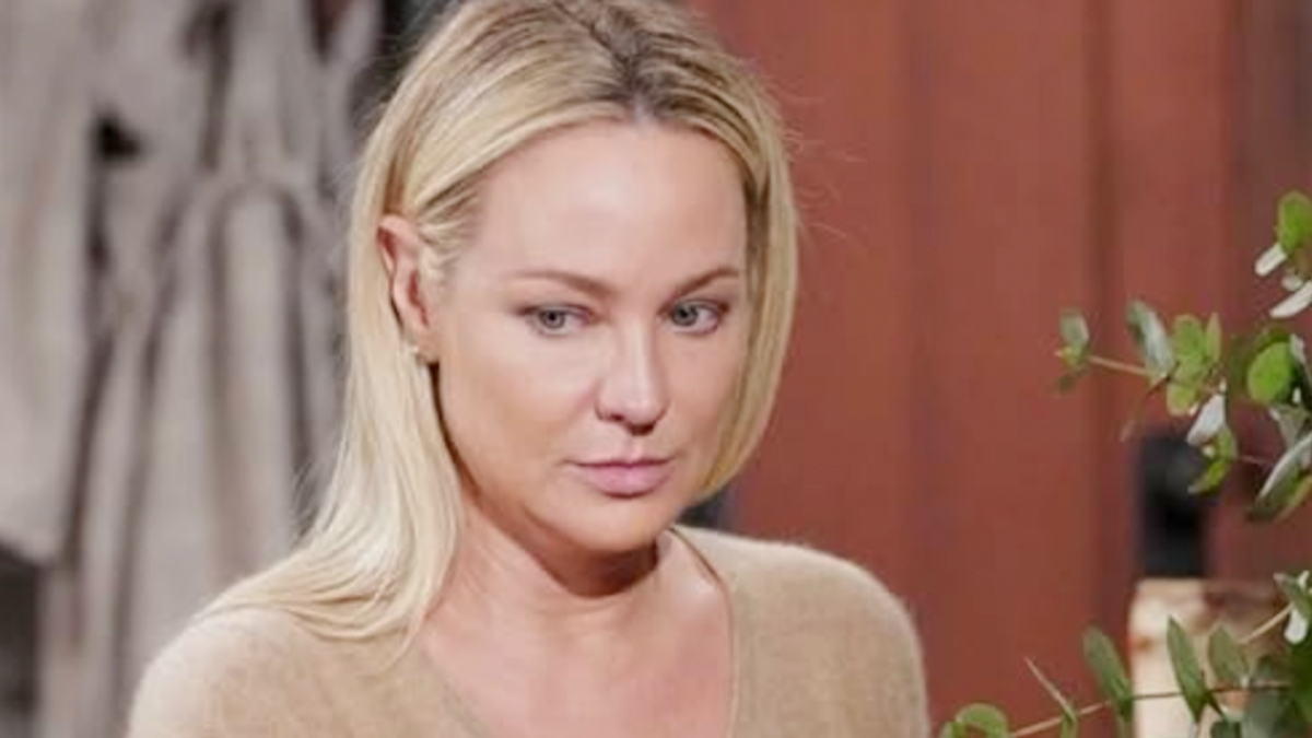 Sharon looking shady on 'The Young and the Restless'