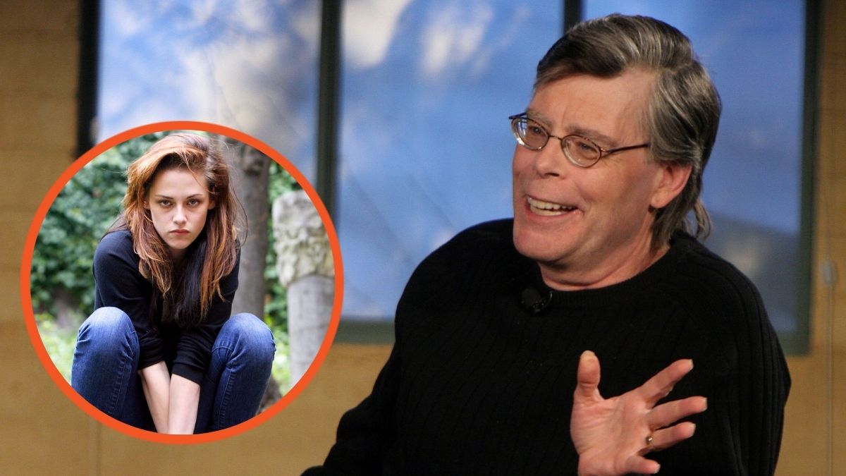 Stephen King speaks at the Amazon Fishbowl with Bill Maher and Kristen Stewart attends the 'Twilight' portrait session at St.Regis Grand Hotel