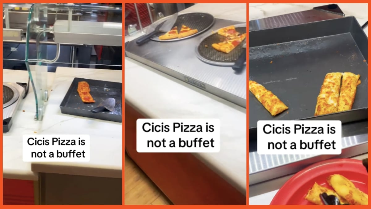 TikToker shares experience with Cicis Pizza buffet