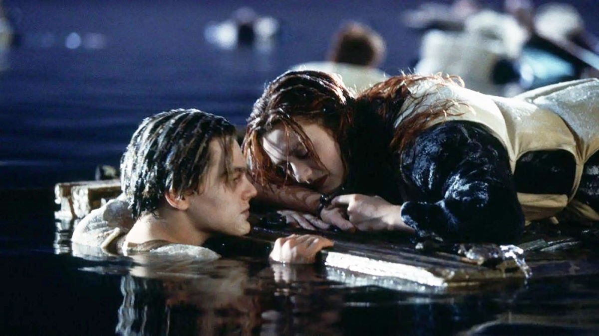 Leonardo DiCaprio and Kate Winslet in Titanic (1997)