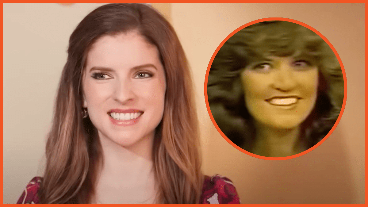 Anna Kendrick in Woman of the Hour and Cheryl Bradshaw on The Dating Game composite