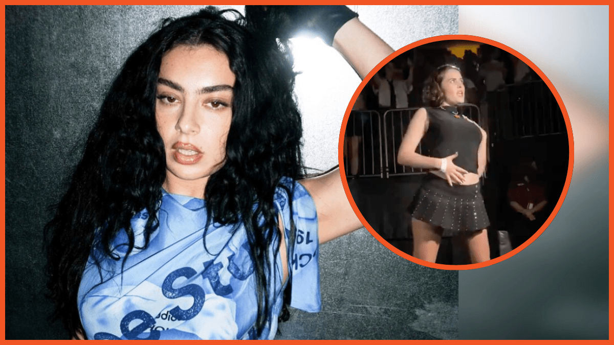 Charli XCX and Kelley Heyer at Madison Square Garden composite