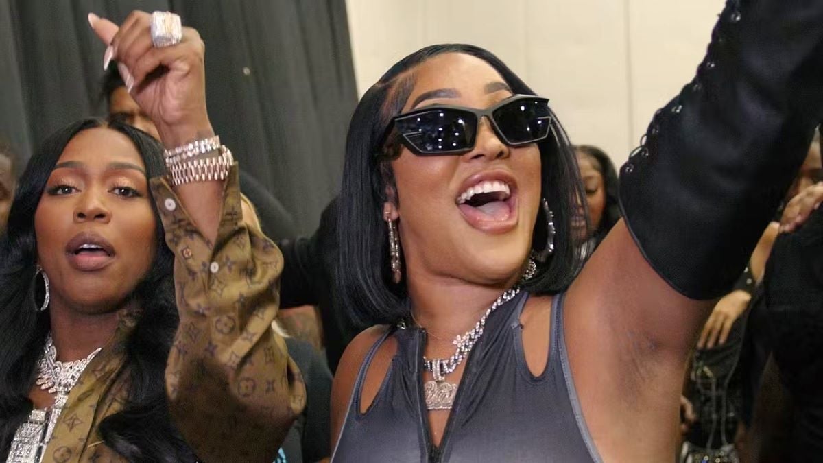 A photo of Natalie Nunn smiling at the "Baddies: Midwest" and "Baddies Gone Wild" auditions.