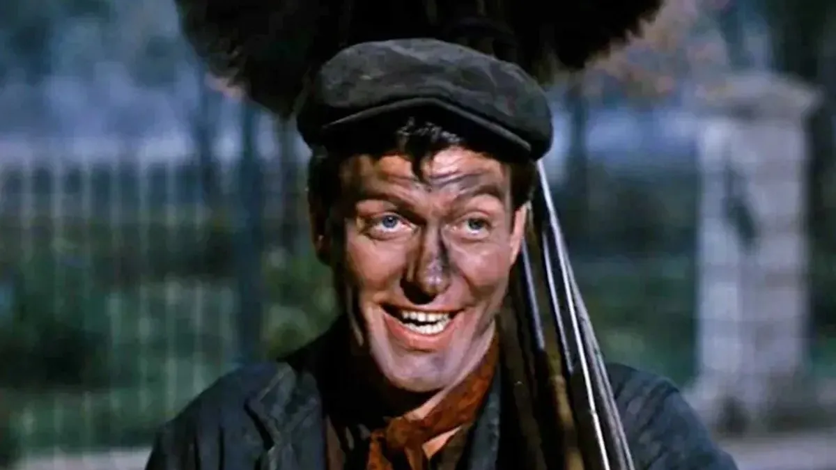 Dick Van Dyke as Bert in 'Mary Poppins'