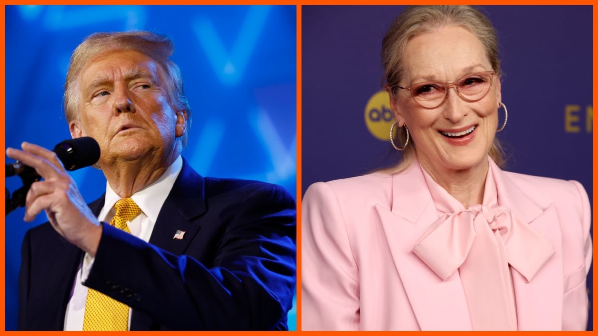 Donald Trump Meryl Streep Getty