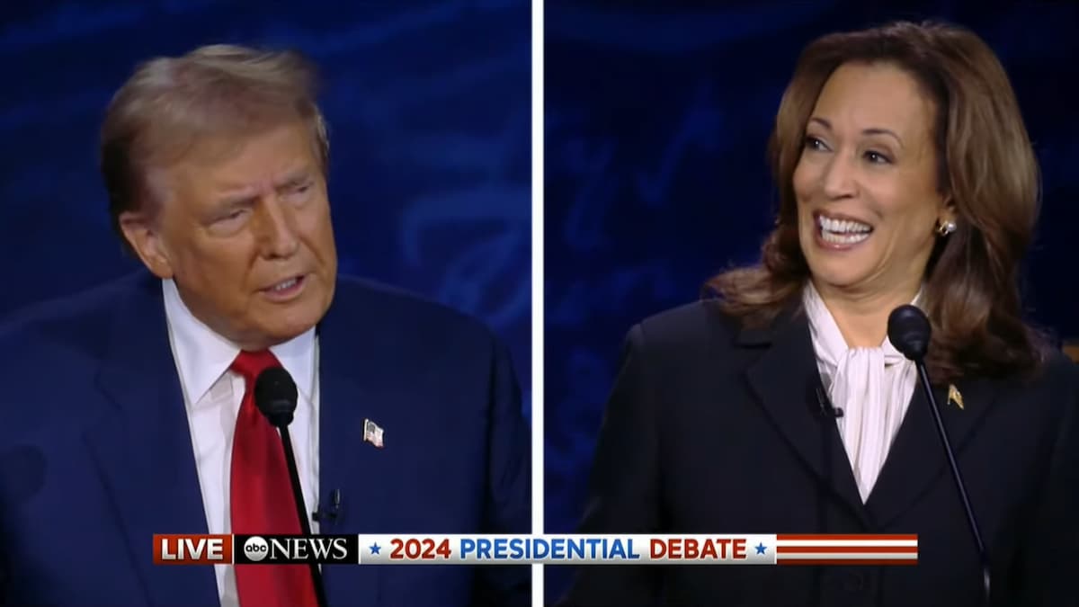 Donald Trump and Kamala Harris presidential debate 2024