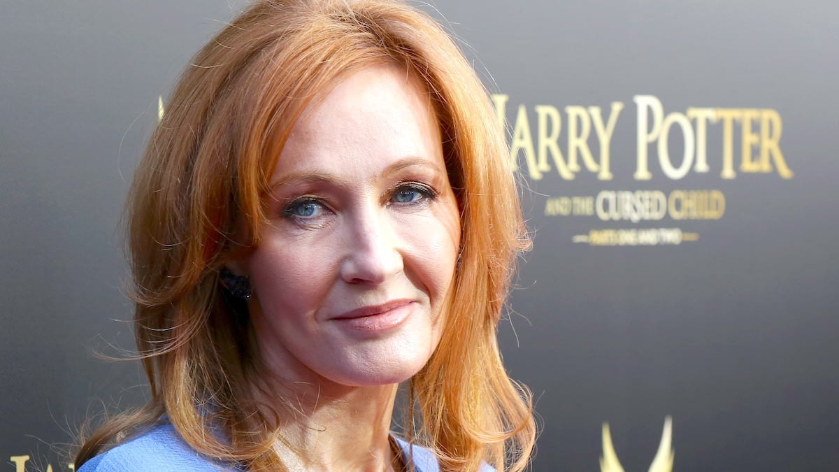 JK Rowling at the premiere of 'Harry Potter and the Cursed Child'