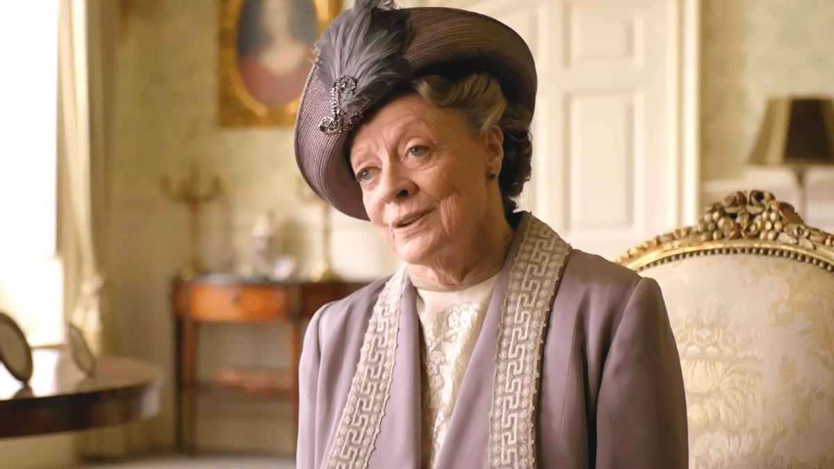 maggie smith downton abbey