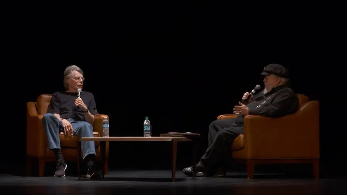 Stephen King and George R.R. Martin panel