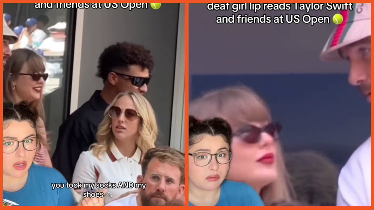 Taylor Swift lip read at the U.S. Open