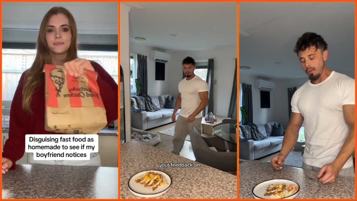 ‘It Tastes Like Something?’: Grifter Of A Girlfriend Disguises KFC