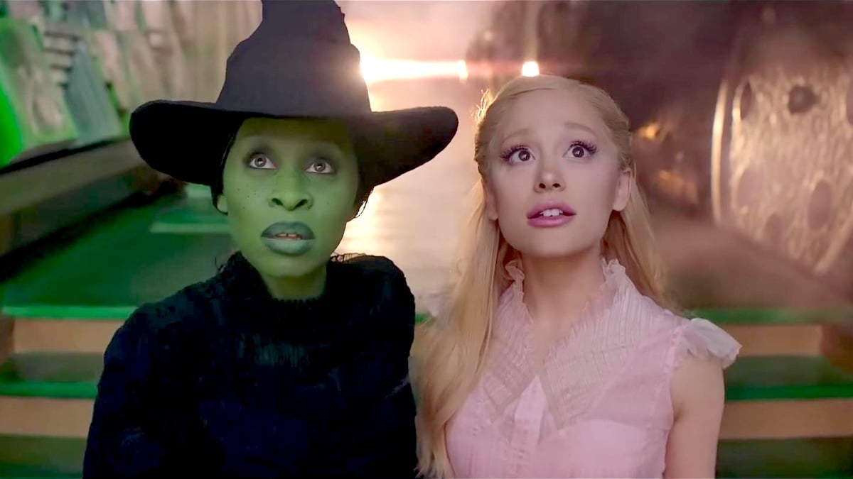 Cynthia Erivo and Ariana Grande as Elphaba and Glinda in Wicked